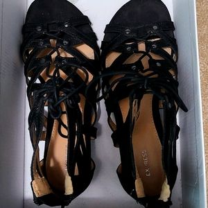 Express lace up gladiator sandals